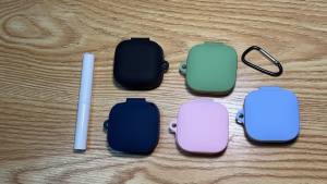 4in1 Soft Silicone Case for Redmi Buds 6 Active Cases Sleeve Bluetooth Wireless Earphone Sleeve Storage Bag With Anti-loss Rope