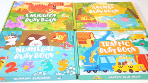 Busy Book หนังสือกิจกรรมเด็ก หนังสือเด็ก หนังสือเสริมพัฒนาการ หนังสือฝึกสมอง ของเล่นเสริมพัฒนาการ