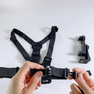 Mobile Phone Chest Mount Harness Strap Holder Cell Phone Clip Action Camera