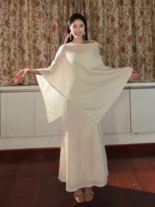 CHANGTONG | French Elegant Cinched Waist Fairy Dress Set