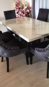 โต๊ะทานข้าว 6 ที่นั่ง ขนาด 900 x 1600 mm