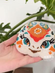 Creative Cartoon Snake Baby Pure Handmade Children Ladies Small Coin Purse New Arrival Dru Jin Bead Embroidery Youth Fashion