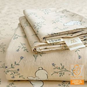 KAMONI | Student Dormitory Double-layer Gauze Bed Sheet Set