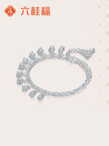 Lanflower S990 Pure Silver Charm Bracelet