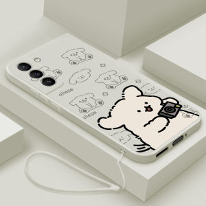 Liquid Silicone Soft Shell for Samsung S21 GalaxyS21Ultra S21fe SM-G9910 Protective Anti-Fall Case with Cartoon Dog Photography