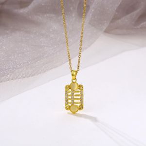 WE 3106 = 满钻算盘项链 Full diamond abacus necklace