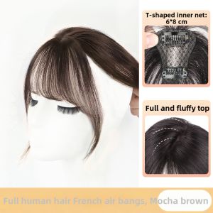 JIUQI | Natural French Bangs Wig for Women with Volume and Fullness