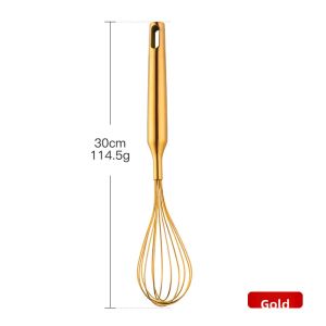 New Manual Stainless Steel Egg Beater