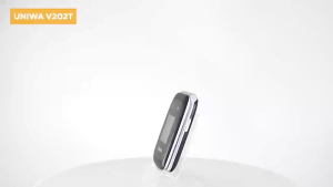 4G VoLTE  Flip Elderly Phone UNIWA V202T Dual Screen Big Push-Button 1450mAh Battery Emergency Call Button Mobile Phone(Support Chinese Language）
