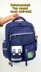 Tas Ransel Sekolah Anak Laki Laki Import / Tas Sekolah Anak Anti Air / Tas Punggung Anak / Tas Sekolah Anak Laki Laki