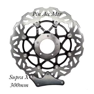 Piringan Disc Cakram Depan Variasi Model PSM Hitam 300mm MOS Supra X Supra fit GL Pro pnp