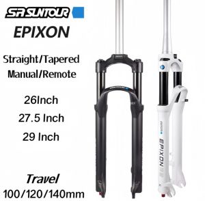 SUNTOUR EPIXON Original Shock Absorbing Front Fork Mountain Bicycle Fork 26 Inch 27.5 Inch 29 Inch Oil And Gas Fork (Air Resilience/Oil Damping) MTB Bike Front Fork