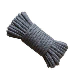 10 mét - Dây cotton 5mm oval không lõi mềm mịn & chắc chắn dùng làm macrame trang trí cố định đồ vật