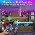 USB Bluetooth LED Strip Light SMD 5050 30leds/m 5V RGB Flexible LED Strip Bluetooth APP Control Color Change For TV background. 