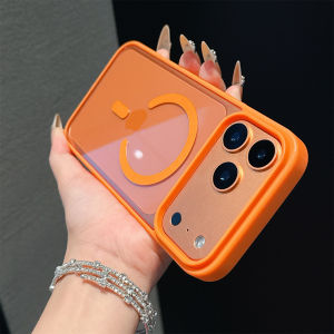 เคสใสบางเฉียบแบบแม่เหล็กสำหรับ iPhone 17 Pro Max 17Pro พร้อมปุ่มควบคุมกล้อง ป้องกันการกระแทก