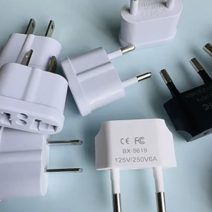 5pcs Adapter dan Konverter Travel US to EU Plug Tipe A ke C 10A 250V