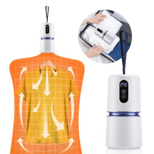 Portable Clothes Dryer Mini/Compact Dryer for Apartment RV Travel - Small Quiet Fast-Drying Machine with Adjustable Timer & Wrinkle-Reducing Heat