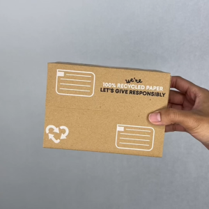 กล่องฝาชน ECO XMas Box [คละลาย] Size 00 - 20ใบ/แพ็ค : กล่องเทศกาลคริสมาสต์ กล่องพัสดุ รักษ์โลก PICK A BOX