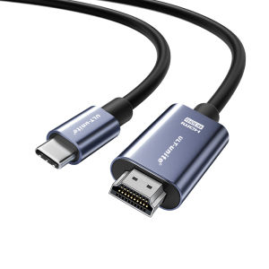 USB Type-C to HDMI Cord 4K USB C to HDMI Cable 2K 120Hz Compatible with Thunderbolt 4/3 for iPhone15 MacBook AiriPad XPS 17