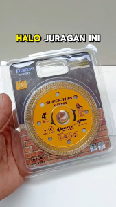 MATA GERINDA PEMOTONG GRANIT KERAMIK MARMER BENZ X-TURBO 4" DIAMOND WHEEL MATA PISAU POTONG GRANIT