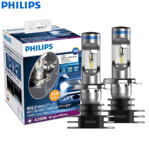 Philips | Philips LED H4 X-treme Ultinon Car Headlight 6200K Bright White Light Power LED Original Upgrade High Low Beam 12902LP 12953BW