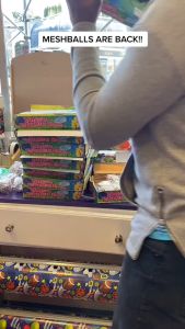 Mainan Squishy Mesh Ball 6 Pcs / Bola Anggur Pencet Anti Stress Jaring / Squis Ball