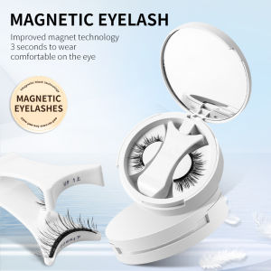 Sunywill Magnetic False Eyelashes 1 Set Glue-free Magnet Fake Eye Lashes Natural Makeup Tools With Applicater