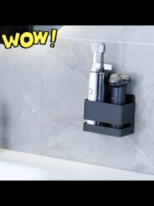 MEIDOO ชุดห้องน้ำ ผลิตจากอลูมิเนียม ติดผนัง กันน้ำและกันสนิม พร้อมชั้นวางของ ที่วางแปรงสีฟัน ที่วางสบู่ แข็งแรงทนทาน รับน้ำหนักได้ดี ใช้งานในครัวได้