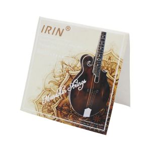 IRIN | IRIN 8pcs Mandolin Strings Set Plated Steel Silver-Plated Copper Alloy Wound Strings Beginner Professional Mandolin Accessories