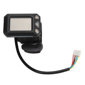 36V 6 Pins Electric Scooter Thumb Throttle Display Integrated Hall Thumb Throttle Display for 5.5‑6.5 Inch Small Scooter