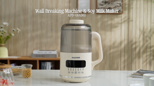 1200ML Soybean Milk Machine Household Full-automatic Breaking Machine Multi-Functional Wall Breaker Cooking Milk Maker With Sound Insulation Cover Wall Breaking Machine