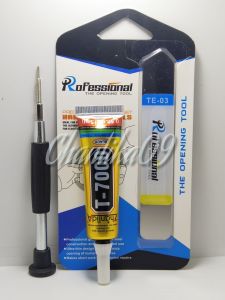 obeng plus + sekrup screw 15 pembuka lcd lem 15ml B7000 congkel lcd casing