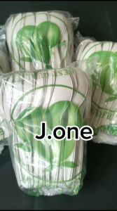 J.ONE/Sendok Makan Plastik Butek & Sendok Panjang Tiga Jeruk 100pcs