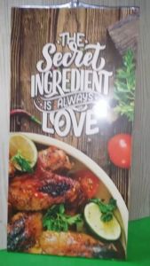 PAJANGAN DINDING PREMIUM MASAKAN SEGAR - DAPUR CAMPUR 1