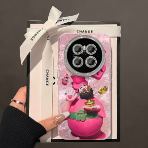 Huawei Mate70 Phone Case 2025 New Womens Style Pink Money God Pura70 Tin Iceberg Pattern Full Cover Lens Film P40 High-End Anti-Fall