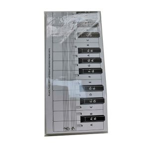 88-Key Practice Keyboard & Note Chart for Behind the Piano Keys Ideal Visual Tool for Beginners Learning Piano or Keyboard