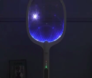 MISSO Rechargeable Electric Mosquito Swatter 3in1Multi-function wireless charge Mosquito Repellent Light Fly Swatter