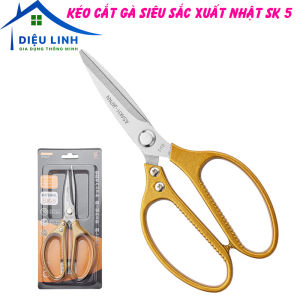 Kéo Làm Bếp Đa Năng SK5 Dùng Cắt Gà Cắt Vải Cắt Giấy Siêu Sắc Đạt Tiêu Chuẩn Nhật Bản Tramanhshop