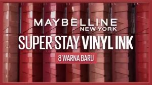MAYBELLINE - SUPERSTAY VINYL INK TINT LIQUID LIP STICK LIPSTIK CAIR - ALL VARIANTS