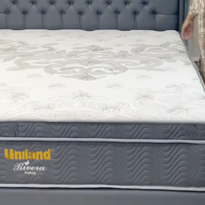 Uniland Springbed Rivera Plushtop Paris - Kasur Spring Bed Matras Full Set free pengiriman serang cilegon