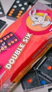 โดมิโน่ใหญ่ 55 ชิ้น โดมิโน่ เกมโดนมิโน่พลาสติก Domino