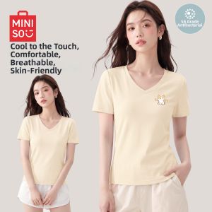 Miniso | Slimming Cool V-neck Short Sleeve T-shirt