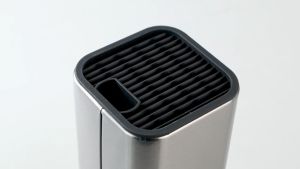 Rak Kotak Tempat Pisau Dapur Stand Tool Knife Holder Bahan Stainless Steel Berkualitas Kuat Awet | Kotak Tempat Penyimpanan Banyak Pisau | Rak Kotak Pengering Simpan Susun Pisau Dapur | TaffHOME