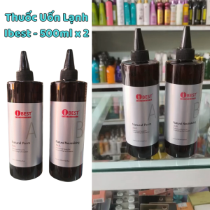 Uốn Lạnh Ibest Natural Perm 500ml x 2 Xoăn căng sóng và tóc mềm mượt chính hãng.