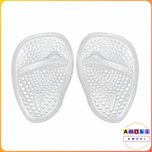 Reusable Women Clear Silicone High Heel Insoles Pad Foot （1 pair）Protection Anti Slip Shoe Insoles