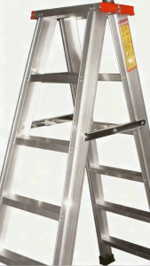 FOLDABLE DOUBLE SIDE-A ALUMINUM LADDER