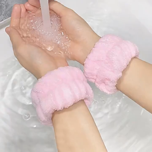 Sét 1 Đôi Vòng đeo tay chống thấm nước rửa mặt chống ướt cổ áo sàn nhà ống tay chống ẩm thấm mồ hôi (2 Cái)