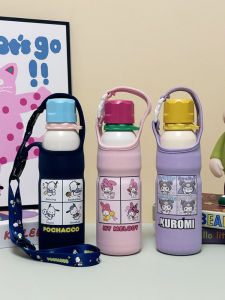 ขวดน้ำเด็ก 600 มล ฝาครอบฉนวนมือถือถุงป้องกันถ้วยแนวทแยงเหมาะสำหรับทุกวัยการใช้งานสากล