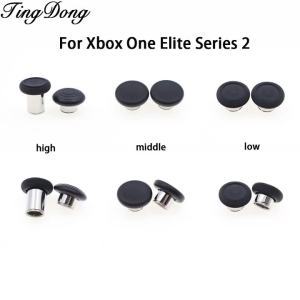 1Set Handle Metal Mushroom Head Rocker Cap Analog Stick Replacement Buttons For Xbox One Elite Series 2 Controller