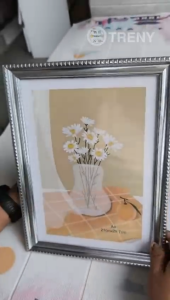 TRENY Wall Decoration Frame Photo Frame Stand Home Decor A4 Frem Gambar Bingkai Gambar Murah Kayu 相框